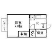 高橋ハイツB棟の間取り画像