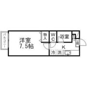 ピースフル黒松(家具家電付)の間取り画像