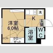 ピースフル泉第11(家具家電付)の間取り画像