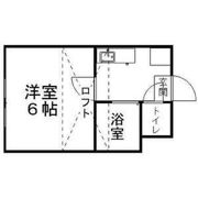 ピースフル泉第11(家具家電付)の間取り画像
