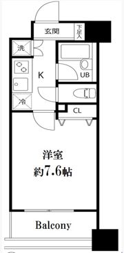 スペーシア秋葉原の間取り画像