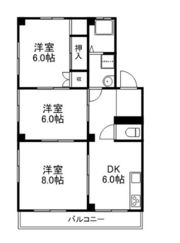 ファミリーマンション住吉の間取り画像