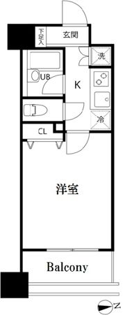 スペーシア秋葉原の間取り画像