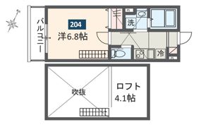 MELDIA岩槻Ⅵの間取り画像