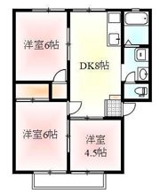 サンライフ栗林の間取り画像