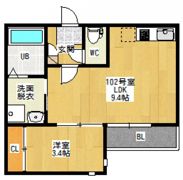 Grandtic中筋（仮称中筋2）の間取り画像
