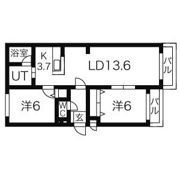 サントアリオデ平和通の間取り画像