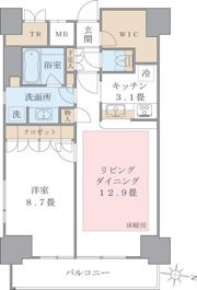 Brillia ist 東雲キャナルコートの間取り画像
