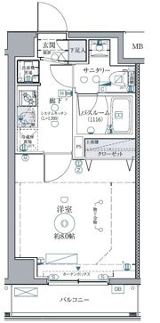 クレヴィスタ西馬込の間取り画像