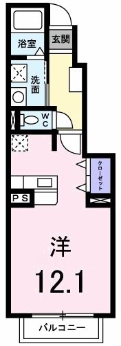 ハッピネス 裕の間取り画像