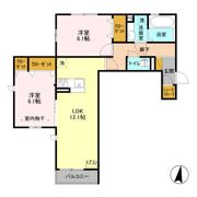 グランメゾン花の間取り画像