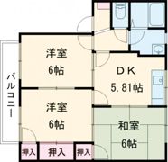 クレセント長尾 A棟の間取り画像