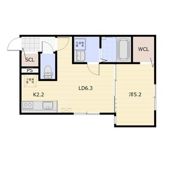 C'Kron Kreis(クロノ クライス)の間取り画像