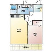 リビオ禎紫園Ⅰの間取り画像