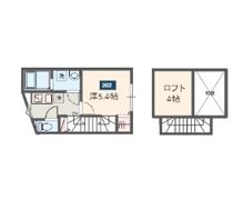 MELDIA一ノ割の間取り画像