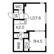 COLORE N15W1(コローレ)の間取り画像