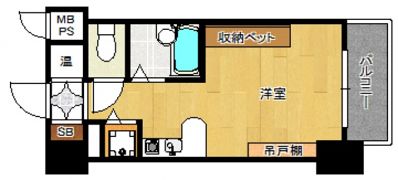 ロマネスク天神アネックスの間取り画像