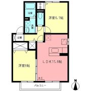 相原ヒルズ つつじの間取り画像