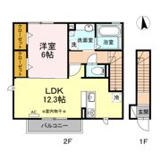 フロイデ山崎の間取り画像