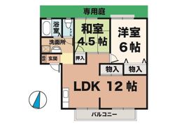 エステート桃山Ⅱの間取り画像