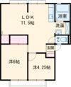 ロイヤルヒルズ Ⅲ棟の間取り画像