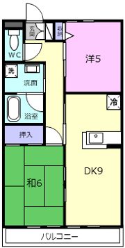 カーサ ドルチェの間取り画像