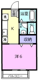 アーバン松井 D棟の間取り画像