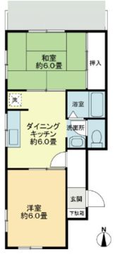 シャンボール福岡の間取り画像