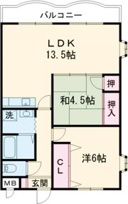 コンフォート榮の間取り画像