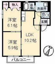 シャーメゾンK参番館の間取り画像