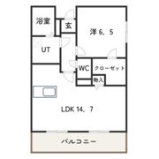 ジュネス徳望の間取り画像