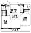 エル・ルージュの間取り画像