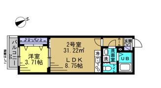 AJ幕張Ⅱの間取り画像