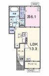ブリリアント・K2 Bの間取り画像
