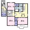 ヴィラ・グリ－ンリ－フBの間取り画像