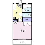 マンション加賀美の間取り画像