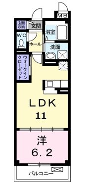 ベル ディーアの間取り画像