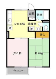 シェリールアタゴ ⅡⅢの間取り画像