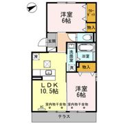 カーサ フェリーチェ Cの間取り画像
