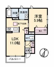 シャーメゾンプラージュの間取り画像