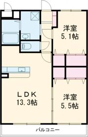 Bliss大在の間取り画像