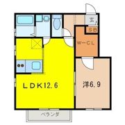 ミルクリーク飯塚の間取り画像