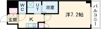 エスカーサ京都四条梅津の間取り画像