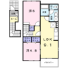 グリーンハイツIKEDA・Bの間取り画像