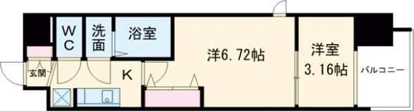 AELL OSAKA EASTの間取り画像