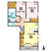 Pixie hollow A棟の間取り画像