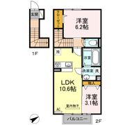 D-room横沼の間取り画像