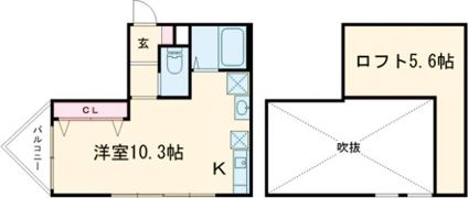 プレステージ番町の間取り画像