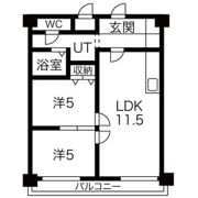 CROSS POINTの間取り画像