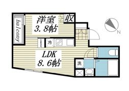 ブロッサムテラス立川の間取り画像